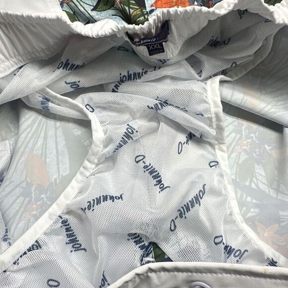 Johnnie-O Aventura Lined Swim Trunks Mens Size XXL 2XL Tropical Floral Toucan - Picture 13 of 15